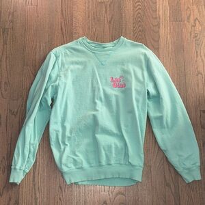 Women's Mint Green Crew Neck Sweater